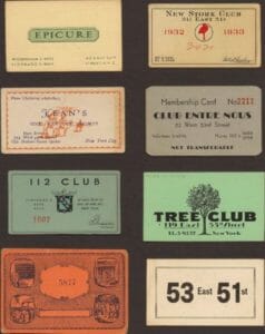 Prohibition Speakeasy Cards 1