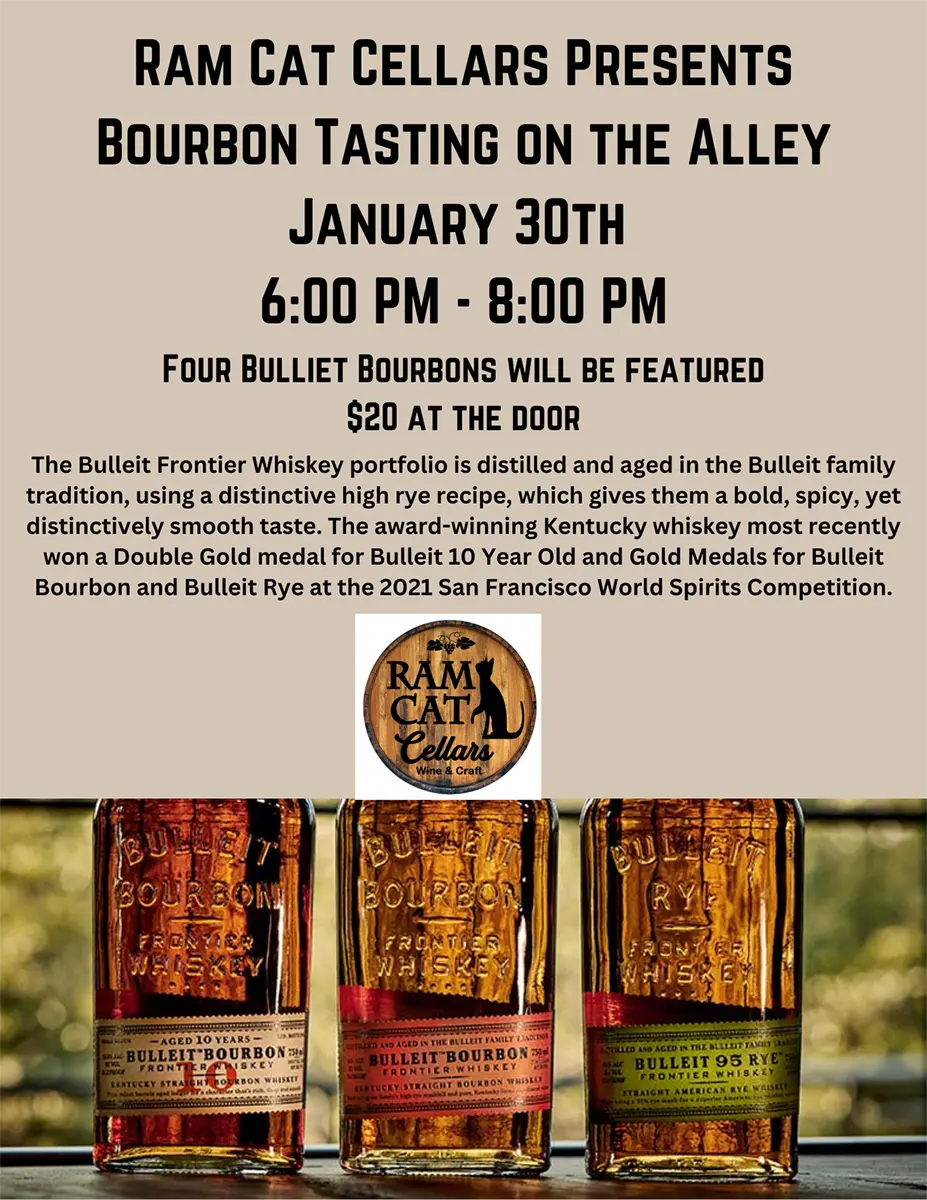Ram Cat Bourbon Tasting